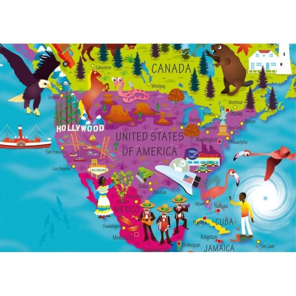 Collins Children’s World Map – Nhà sách tiếng anh online | Books for ...